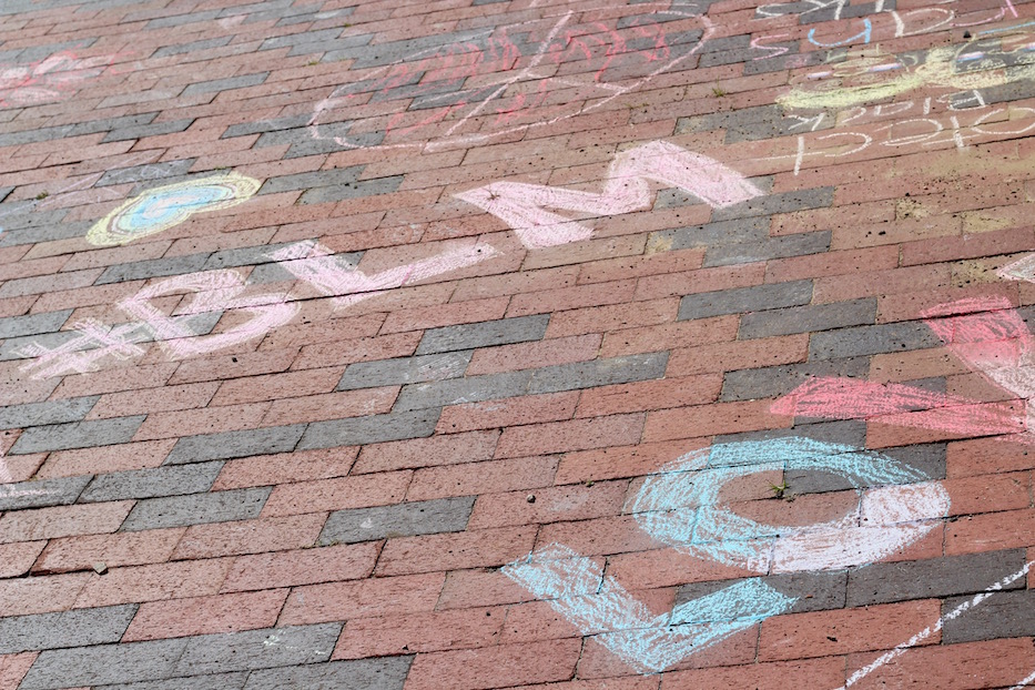 Students Chalk It Out For Black Lives